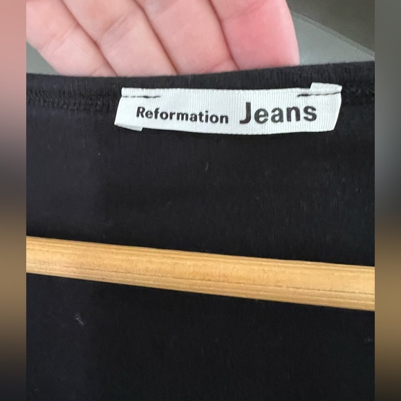 Reformation Elisha Mini Dress - Size S - Black - Picture 3 of 6